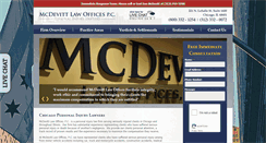 Desktop Screenshot of mcdevittlawoffices.com
