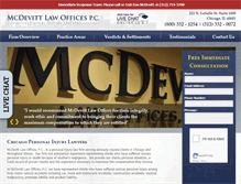 Tablet Screenshot of mcdevittlawoffices.com